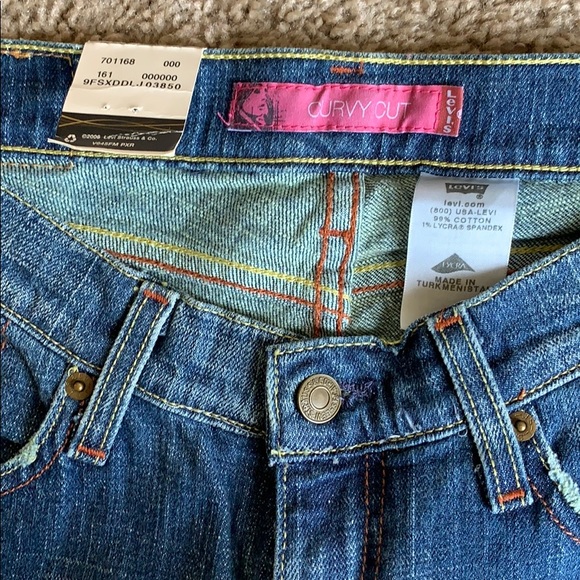 N͙E͙W͙ with all tags Levi’s CURVY CUT Jeans 9 M - Picture 4 of 5